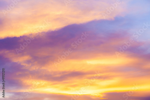sunset sky background. © rueangrit