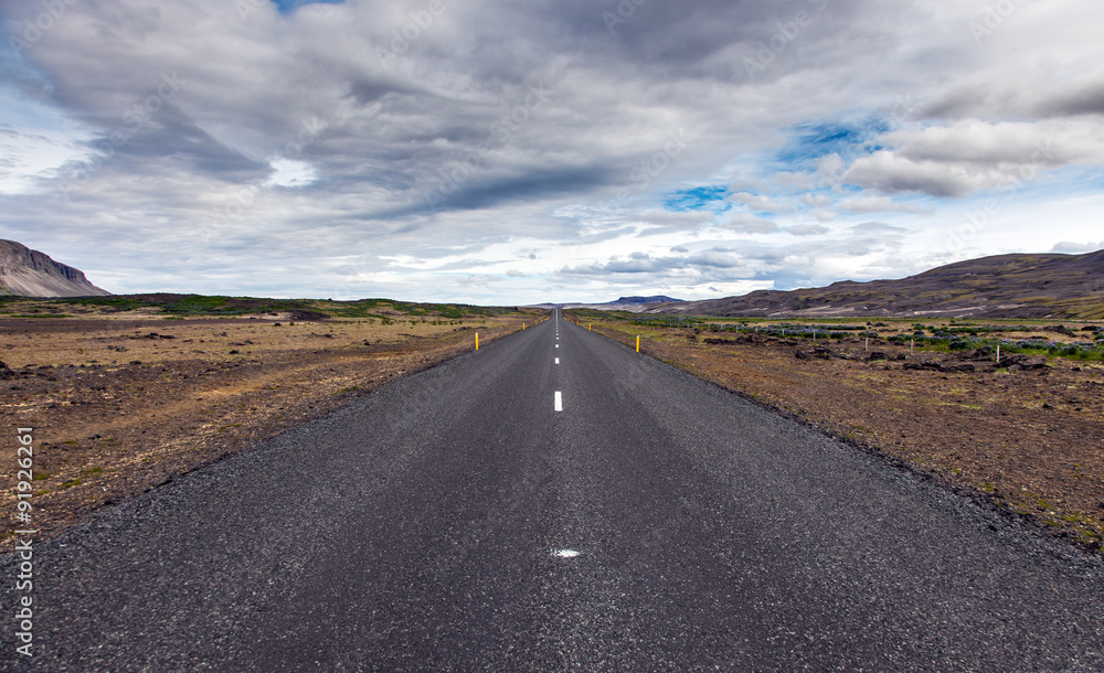 Fototapeta premium Empty asphalt road