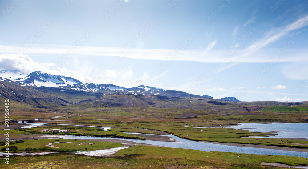 Fototapeta premium Icelandic seascape archipelago