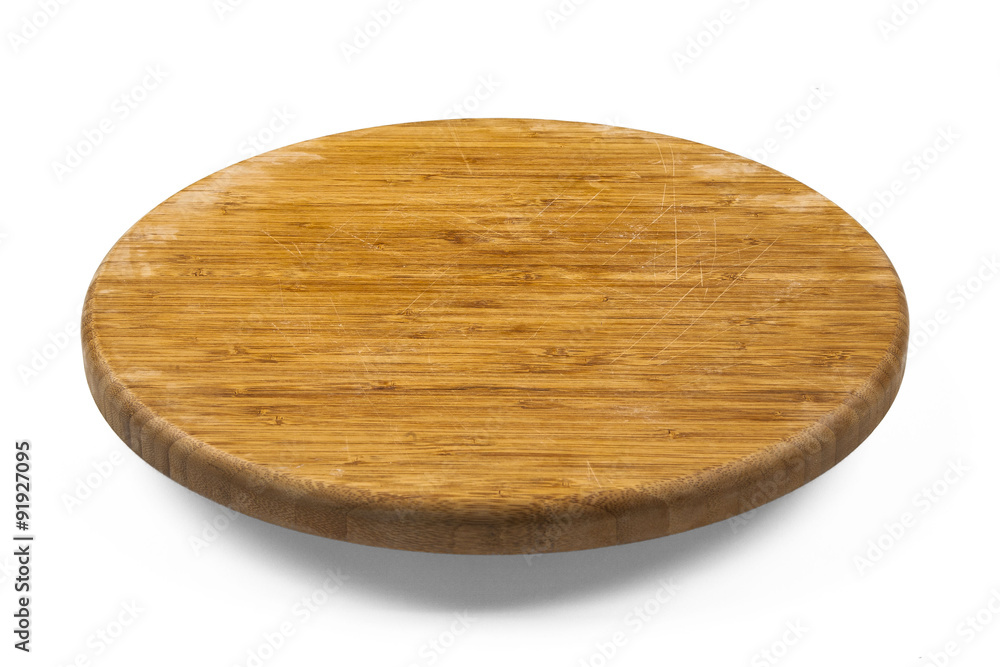 Wooden cutting board isolated Wooden cutting board isolated