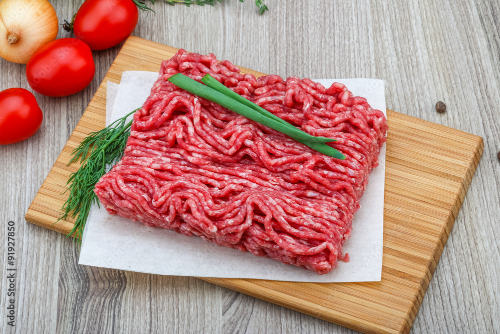 Raw minced meat Raw minced meat