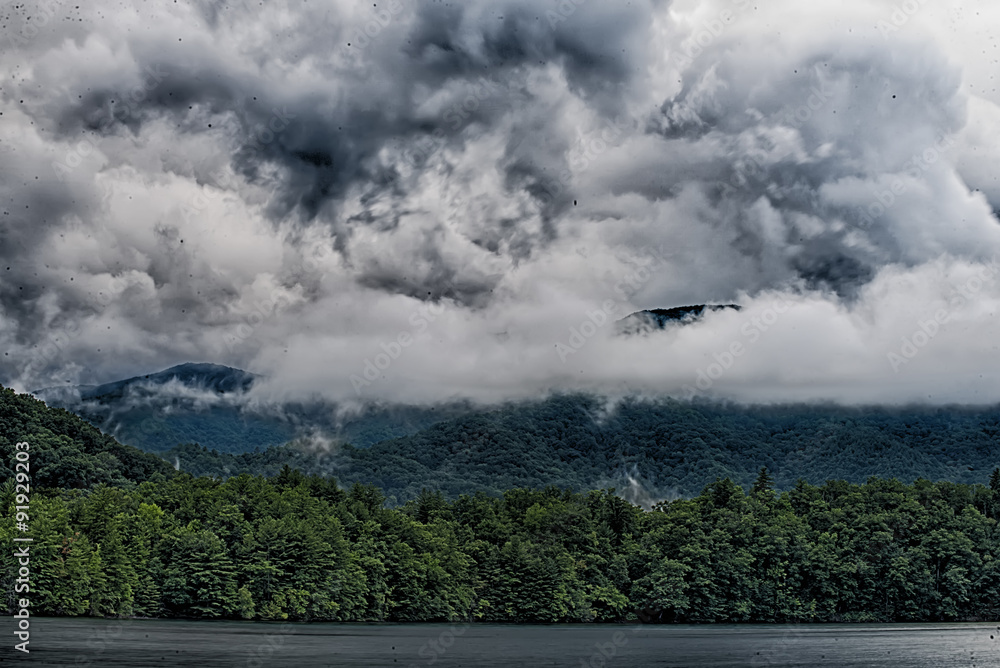 lake santeetlah in great smoky mountains lake santeetlah in great smoky mountains