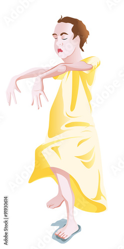 Une enfant somnambule