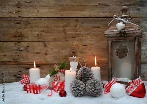 Weihnachtskarte - Rustikale...