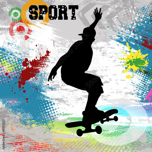 Skateboarder poster