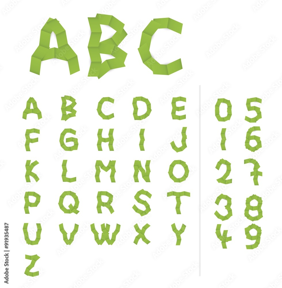 paper alphabet letters