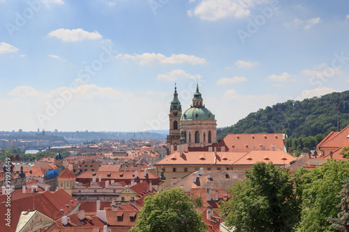 Wallpaper Mural Panorama of Mala Strana (Lesser Town) and St. Nicholas Church, Prague Torontodigital.ca