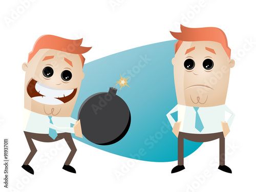 bombe schenken business mann