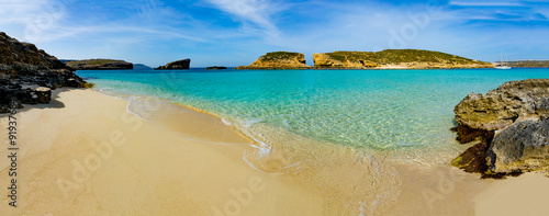 The Blue Lagoon on Comino Island, Malta Gozo photo