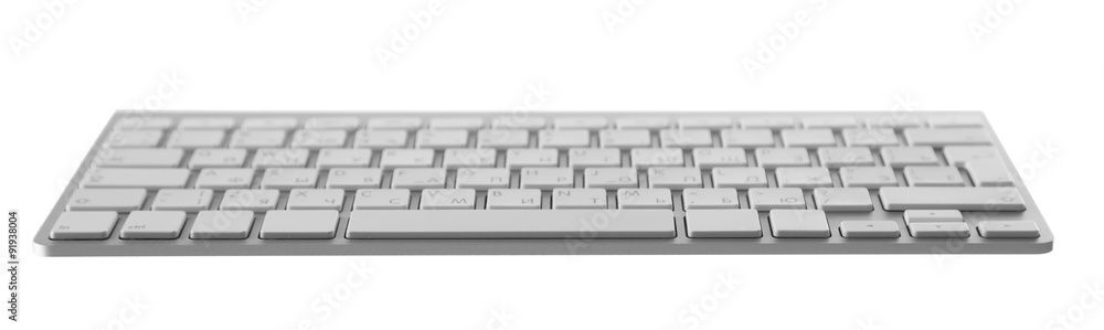 Computer keyboard, isolated on white Computer keyboard, isolated on white