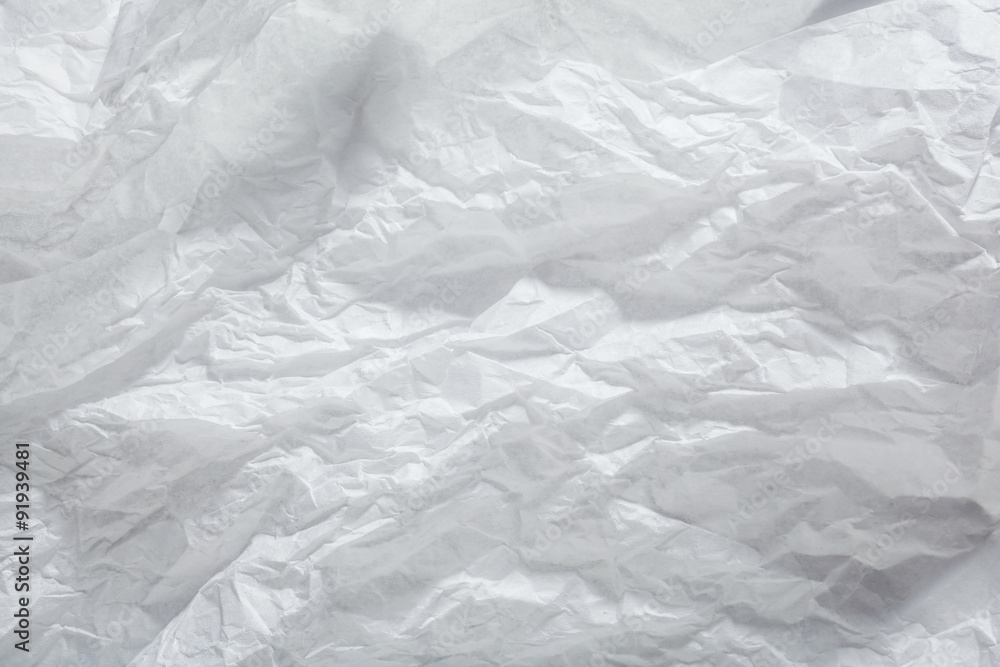 Obraz premium crumpled Paper texture. White paper