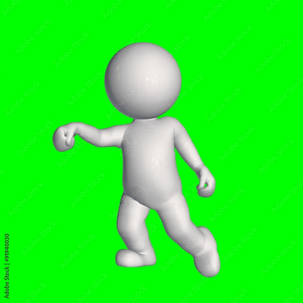 3D people - point 1- green screen 3D people - point 1- green screen