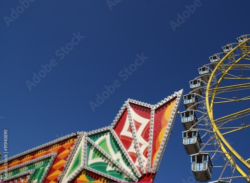 Riesenrad, Müchen, Wiesn, Oktoberfest, Fahrgeschäft