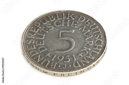 5 Deutsche Mark freigestellt