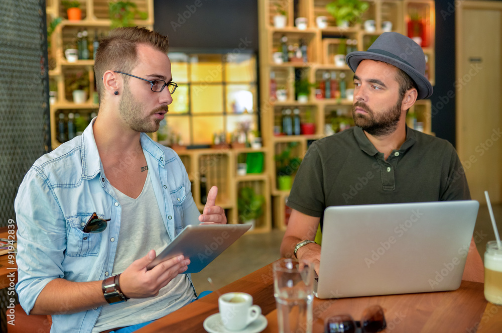 Casual meeting in a Cafe Casual meeting in a Cafe