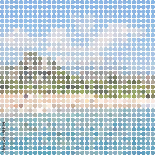 Vector landscape background