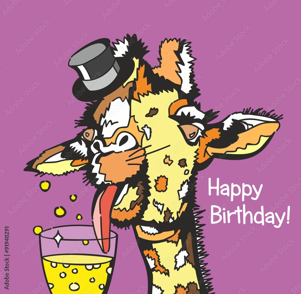 27 Best Funny Birthday Card Images Stock Photos Vectors Adobe Stock