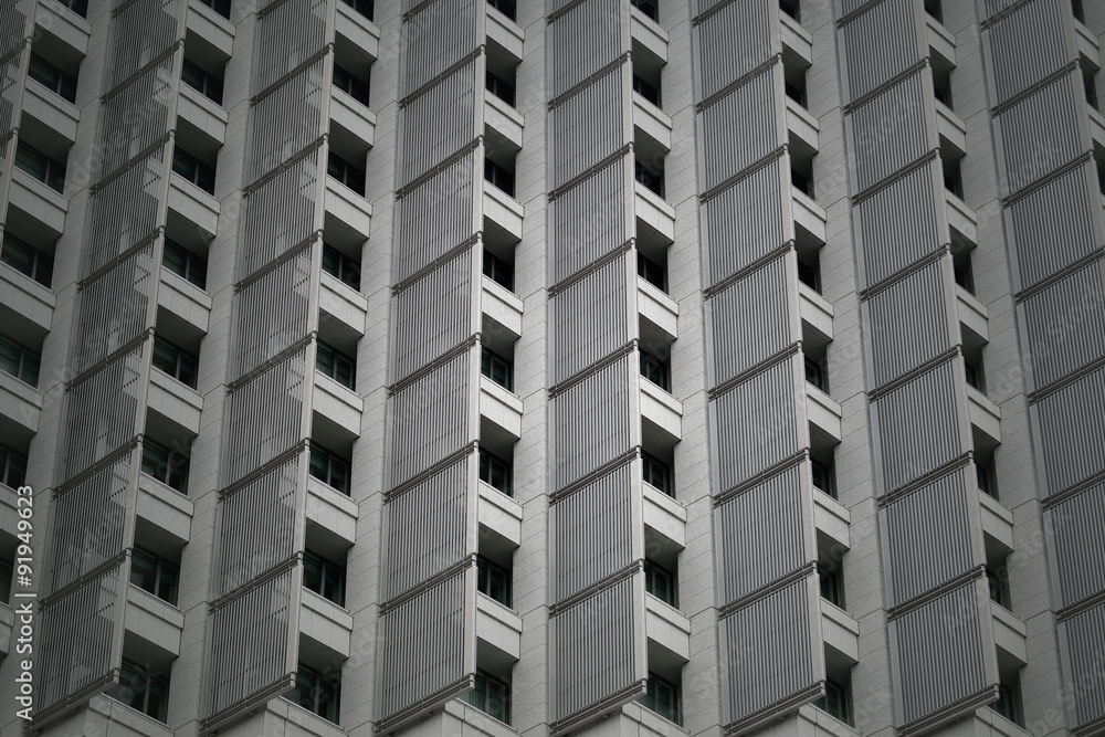 Windows of Modern Business Office Building in downtown. Windows of Modern Business Office Building in downtown.