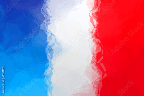 French flag Fototapet