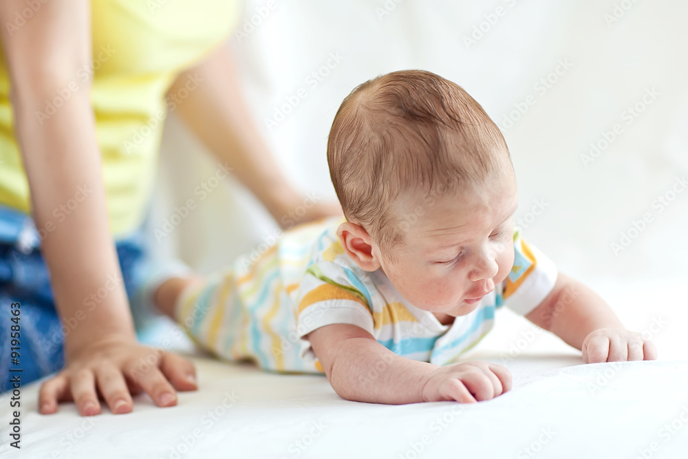 mother are playing with her baby mother are playing with her baby