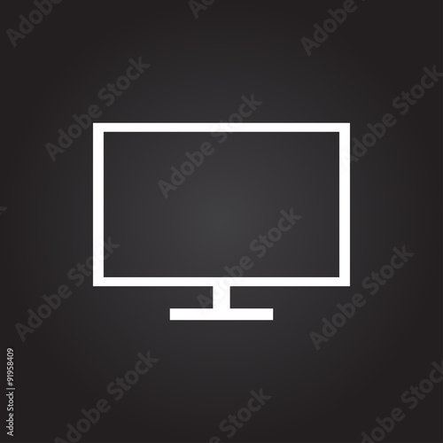 TV or monitor icon 
