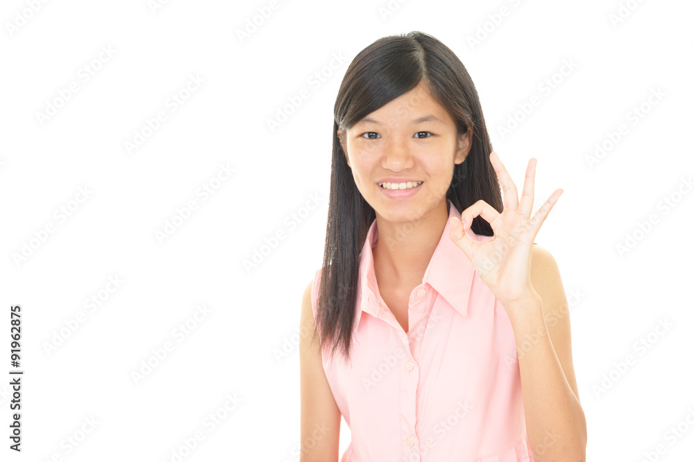 笑顔の女の子 笑顔の女の子