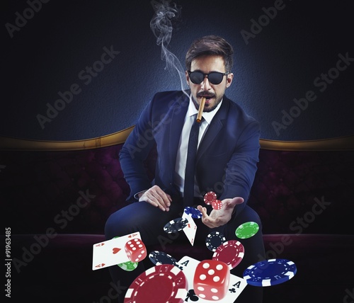 Rich gambler