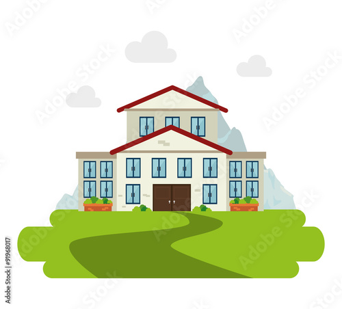Urban city and real estate design.