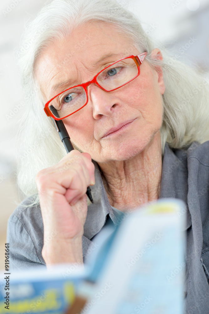 Old last doing a crossword Old last doing a crossword