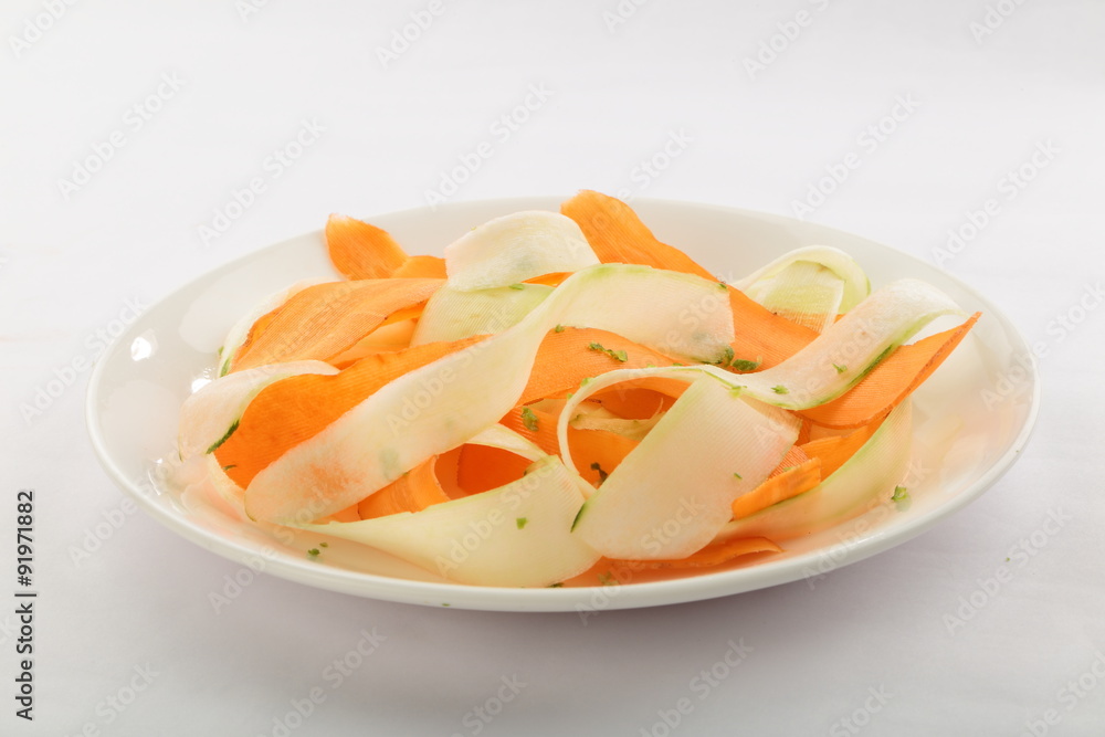 Salad with cucumber,carrots Salad with cucumber,carrots