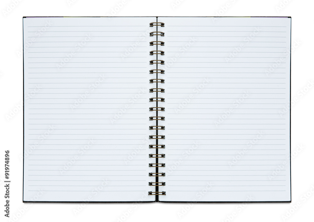 Open book isolated on white background Open book isolated on white background