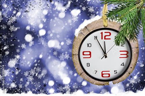 Xmas backgrounds with watches