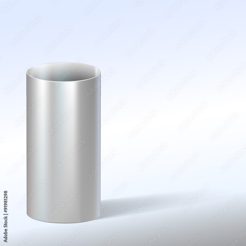 Steel pipe, illustration. Steel pipe, illustration.