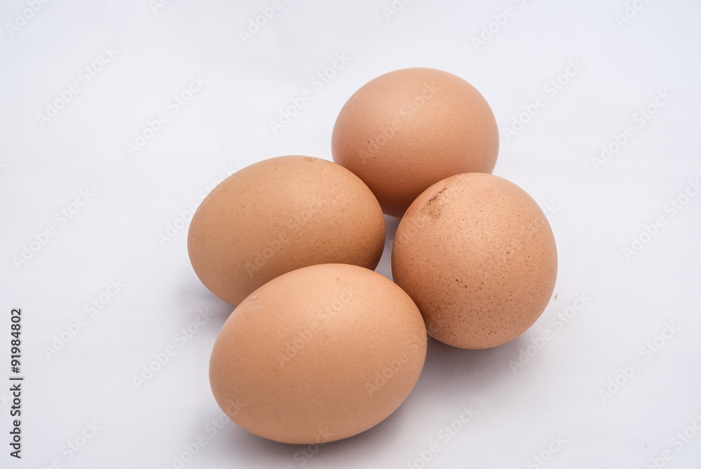 eggs isolated on white background eggs isolated on white background