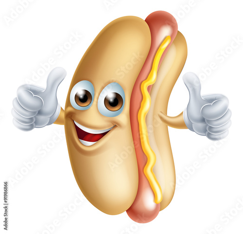Hotdog Character