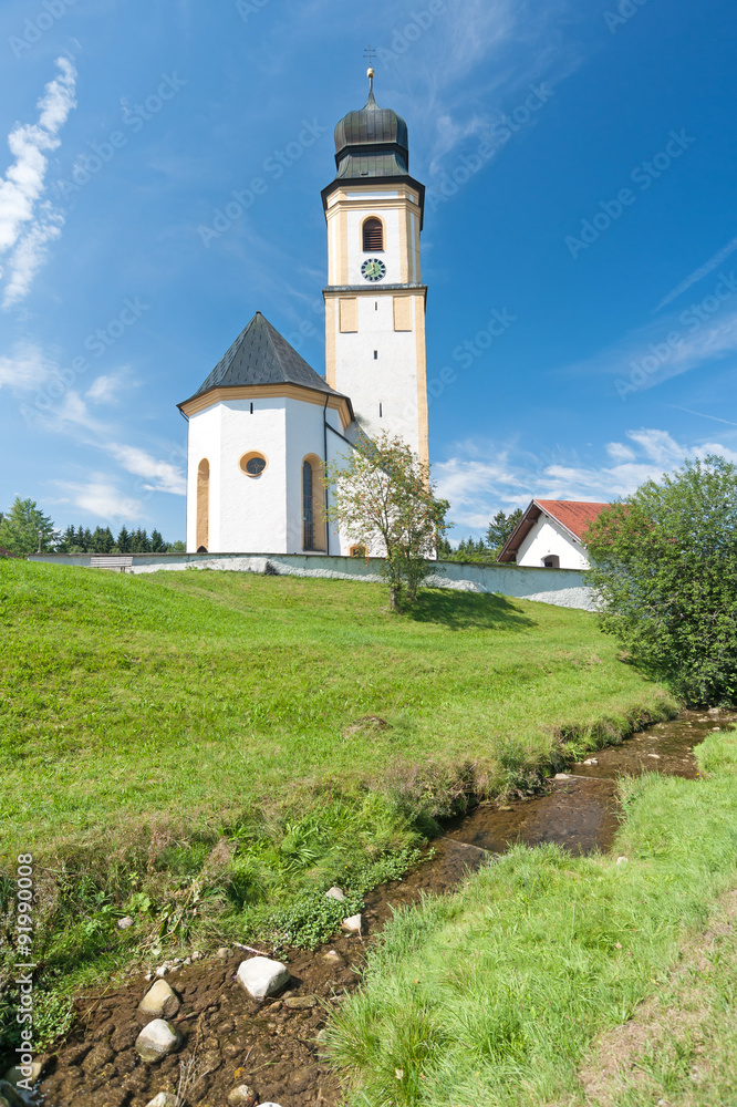 Kirche in Petersthal, Allgäu