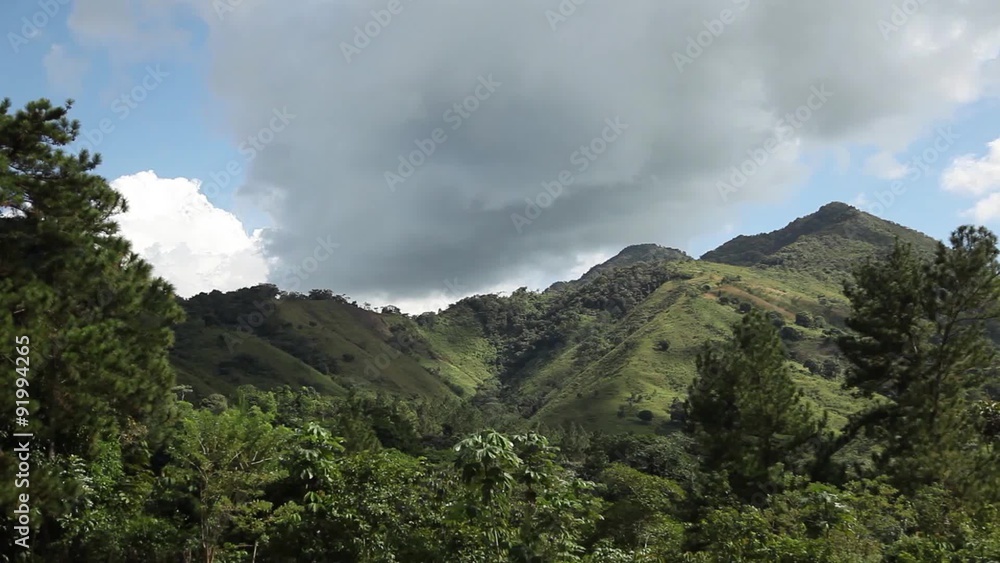 Beautiful Hillside in the Dominican Republic Beautiful Hillside in the Dominican Republic