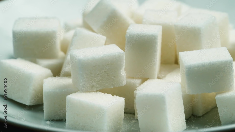 Cubes of sugar refined Cubes of sugar refined