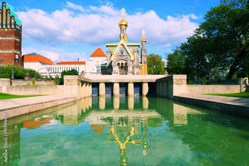 Darstadt, die Russische Kapelle auf der Mathildenhöhe (September 2015) photo