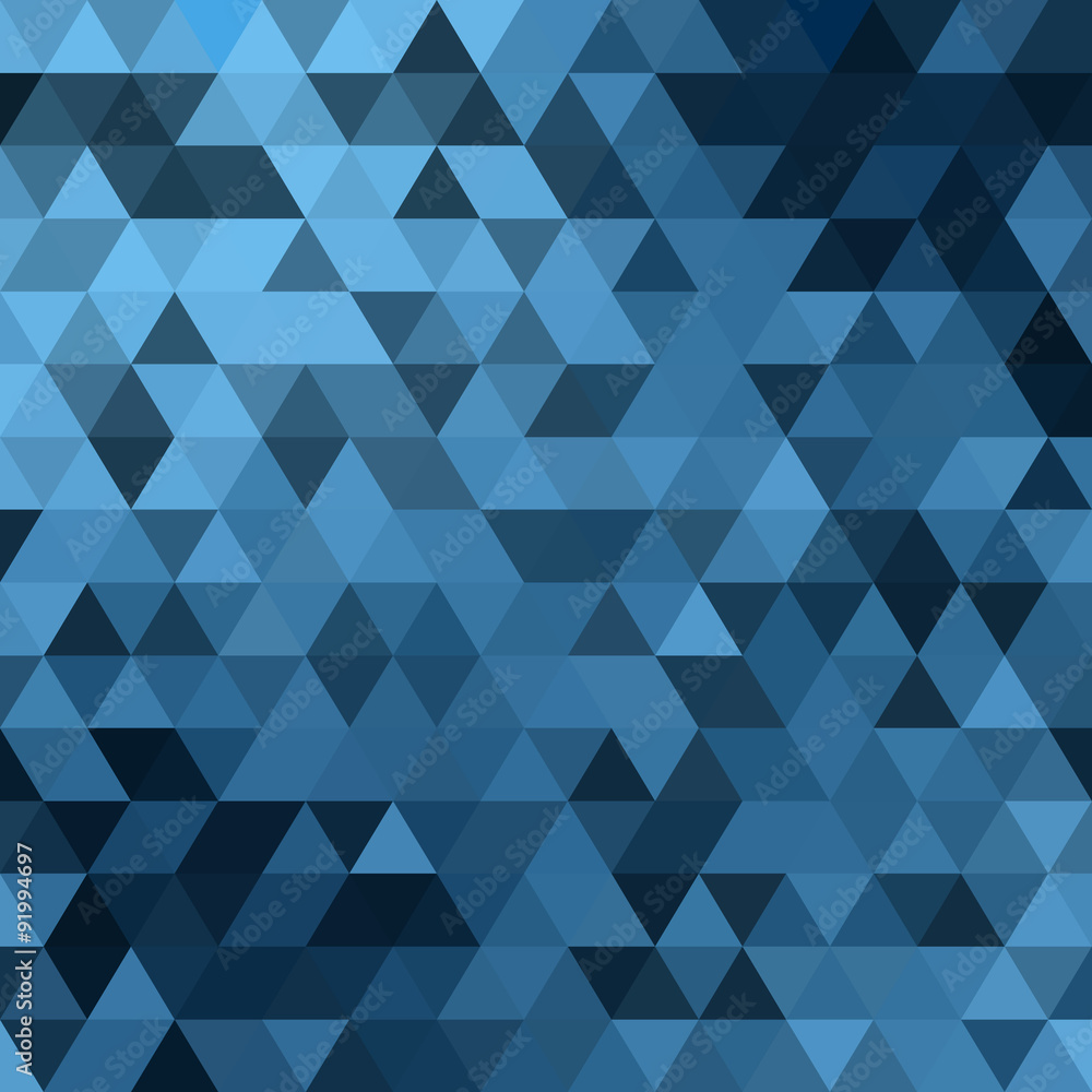 Fototapeta premium triangle blue