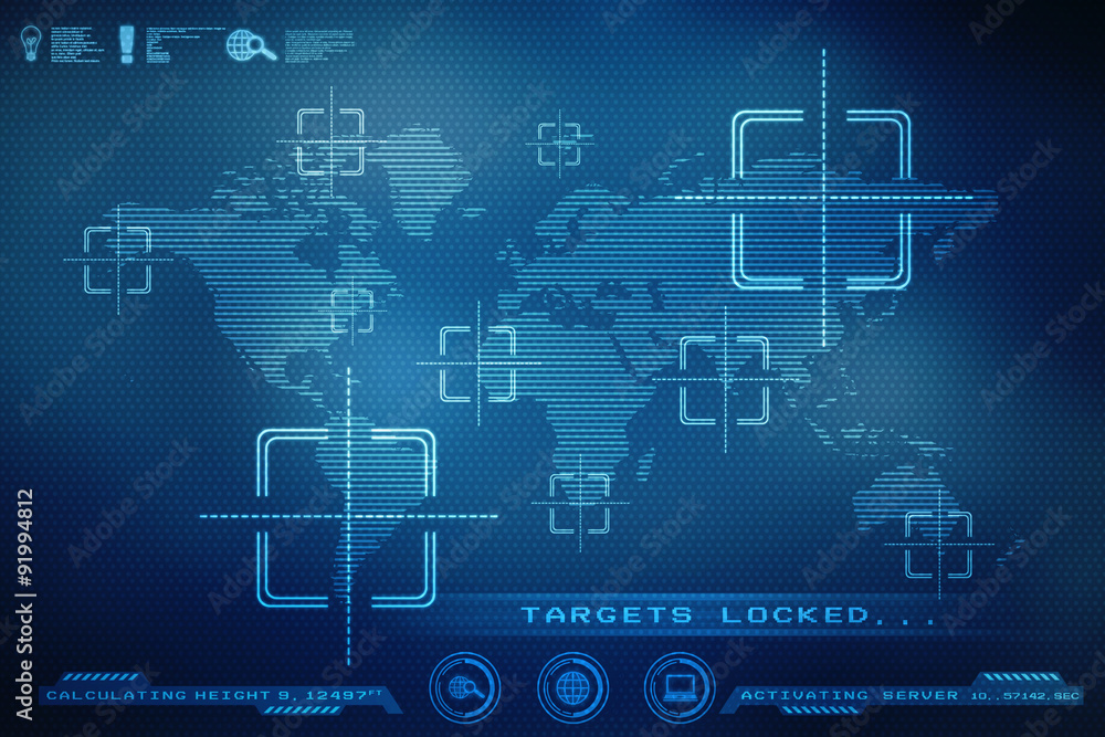Background conceptual image of digital 3d icons Background conceptual image of digital 3d icons
