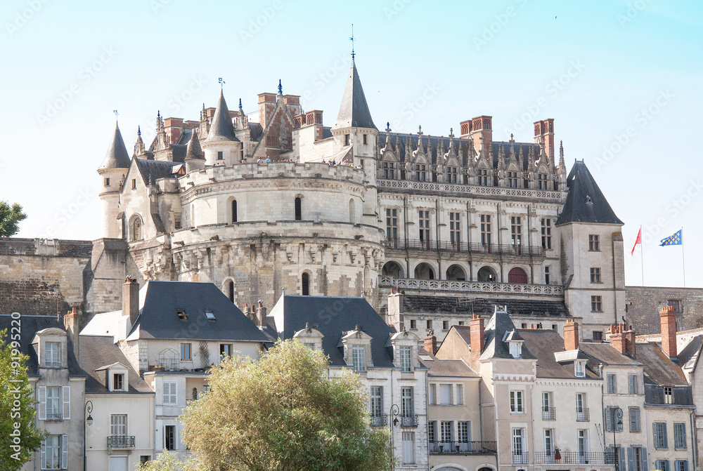 Le château renaissance d'Amboise, Indre et Loire, Pays de Loire, france