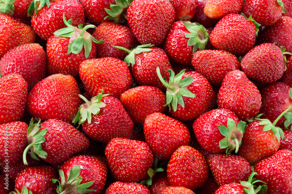 Fresh ripe perfect strawberry - Food Frame Background Fresh ripe perfect strawberry - Food Frame Background