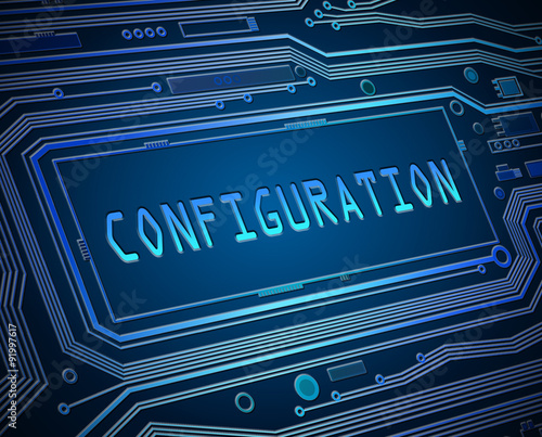 Configuration concept.