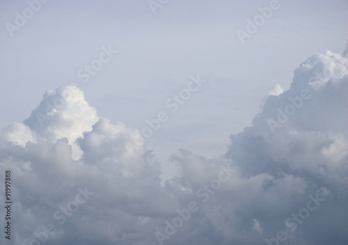 Photos sky with fluffy clouds