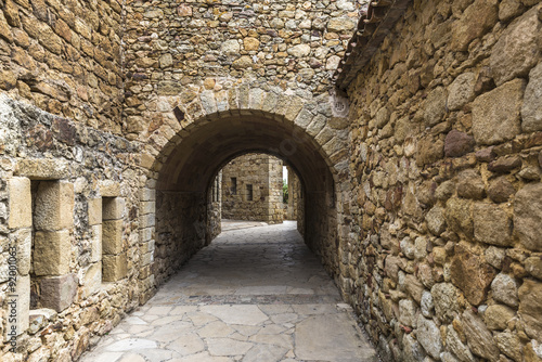Medieval street in Catalonia