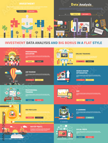 Concept of Investment Analysis Data and Promotion