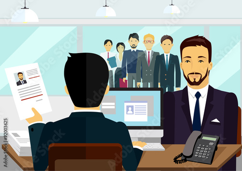 Concept of Hiring Recruiting Interview