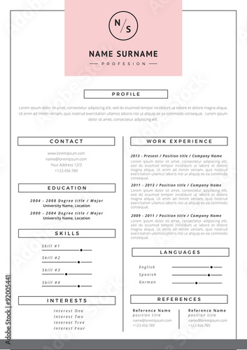 Resume template