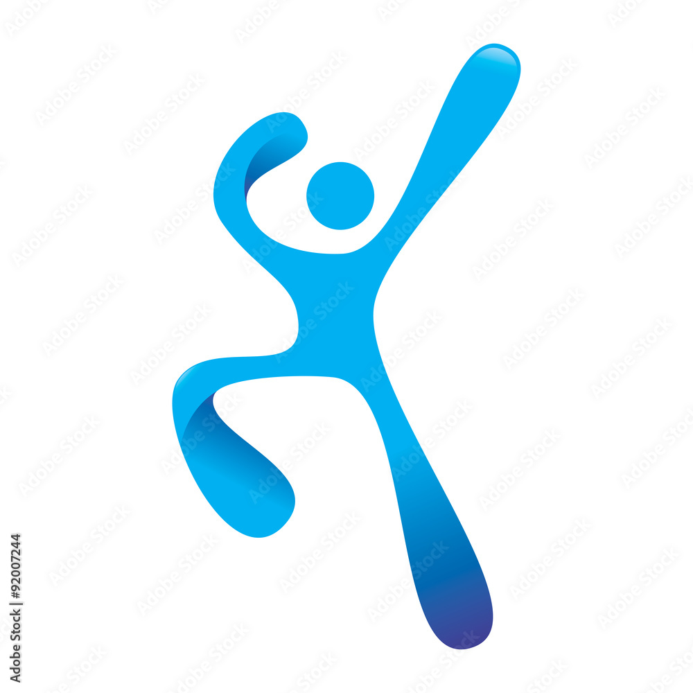 Obraz premium Logo People Abstract